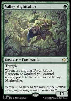 Valley Mightcaller⁣ - Bloomburrow⁣ (Rare)⁣ [202]