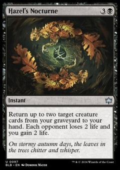 Hazel's Nocturne⁣ - Bloomburrow⁣ (Uncommon)⁣ [97]
