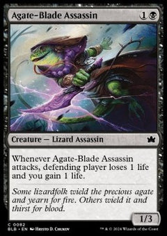 Agate-Blade Assassin⁣ - Bloomburrow⁣ (Common)⁣ [82]