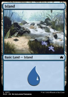 Island (V.1)⁣ - Bloomburrow: Extras⁣ (Land)⁣ [371]