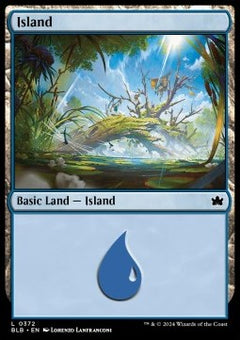 Island (V.2)⁣ - Bloomburrow: Extras⁣ (Land)⁣ [372]