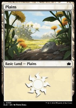 Plains (V.1)⁣ - Bloomburrow: Extras⁣ (Land)⁣ [369]