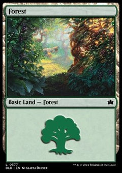 Forest (V.1)⁣ - Bloomburrow: Extras⁣ (Land)⁣ [377]