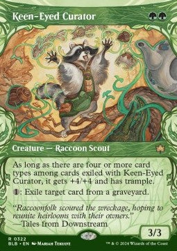 Keen-Eyed Curator⁣ - Bloomburrow: Extras⁣ (Rare)⁣ [322]