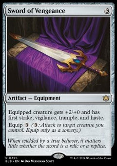 Sword of Vengeance⁣ - Bloomburrow: Extras⁣ (Rare)⁣ [395]