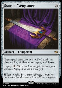 Sword of Vengeance⁣ - Bloomburrow: Extras⁣ (Rare)⁣ [395]