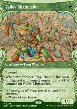 Valley Mightcaller⁣ - Bloomburrow: Extras⁣ (Rare)⁣ [326]