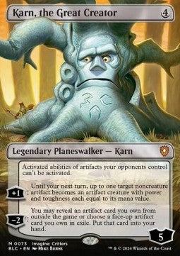 Karn, the Great Creator⁣ - Commander: Bloomburrow: Extras⁣ (Mythic)⁣ [73]