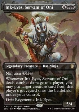 Ink-Eyes, Servant of Oni⁣ - Commander: Bloomburrow: Extras⁣ (Rare)⁣ [77]