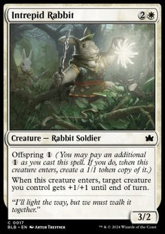 Intrepid Rabbit⁣ - Bloomburrow⁣ (Common)⁣ [17]