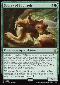 Scurry of Squirrels⁣ - Commander: Bloomburrow⁣ (Rare)⁣ [33]
