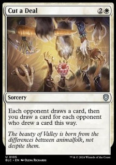 Cut a Deal⁣ - Commander: Bloomburrow⁣ (Uncommon)⁣ [105]