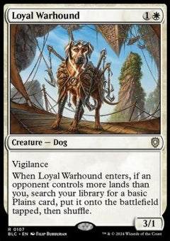 Loyal Warhound⁣ - Commander: Bloomburrow⁣ (Rare)⁣ [107]