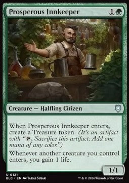 Prosperous Innkeeper⁣ - Commander: Bloomburrow⁣ (Uncommon)⁣ [121]