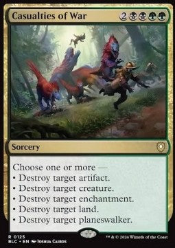 Casualties of War⁣ - Commander: Bloomburrow⁣ (Rare)⁣ [125]