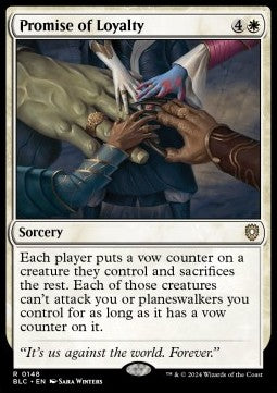 Promise of Loyalty⁣ - Commander: Bloomburrow⁣ (Rare)⁣ [148]