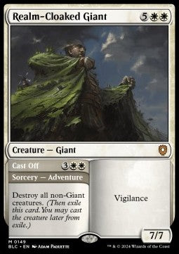 Realm-Cloaked Giant // Cast Off⁣ - Commander: Bloomburrow⁣ (Mythic)⁣ [149]