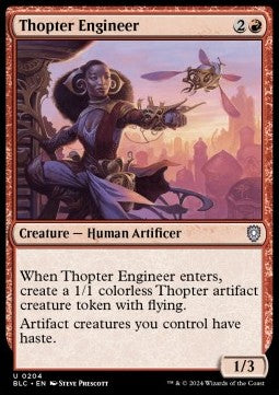 Thopter Engineer⁣ - Commander: Bloomburrow⁣ (Uncommon)⁣ [204]