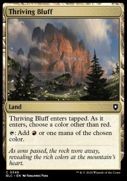 Thriving Bluff⁣ - Commander: Bloomburrow⁣ (Common)⁣ [346]