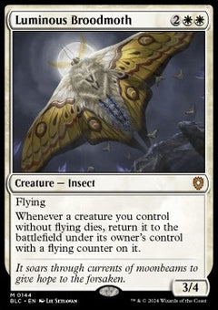 Luminous Broodmoth⁣ - Commander: Bloomburrow⁣ (Mythic)⁣ [144]
