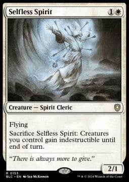 Selfless Spirit⁣ - Commander: Bloomburrow⁣ (Rare)⁣ [153]