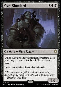 Ogre Slumlord⁣ - Commander: Bloomburrow⁣ (Rare)⁣ [186]