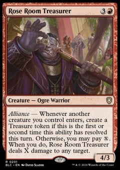Rose Room Treasurer⁣ - Commander: Bloomburrow⁣ (Rare)⁣ [201]