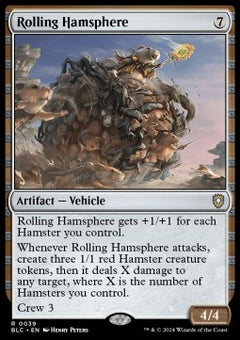 Rolling Hamsphere⁣ - Commander: Bloomburrow⁣ (Rare)⁣ [39]