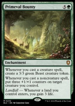Primeval Bounty⁣ - Commander: Bloomburrow⁣ (Mythic)⁣ [232]