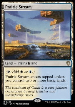 Prairie Stream⁣ - Commander: Bloomburrow⁣ (Rare)⁣ [323]