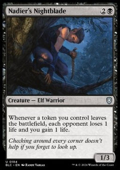 Nadier's Nightblade⁣ - Commander: Bloomburrow⁣ (Uncommon)⁣ [184]