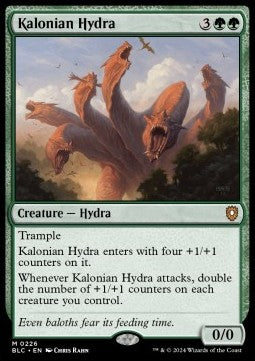 Kalonian Hydra⁣ - Commander: Bloomburrow⁣ (Mythic)⁣ [226]