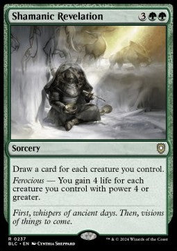 Shamanic Revelation⁣ - Commander: Bloomburrow⁣ (Rare)⁣ [237]