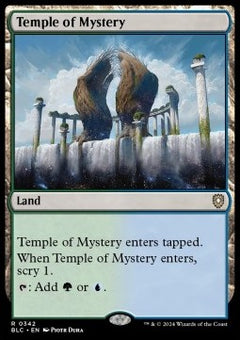 Temple of Mystery⁣ - Commander: Bloomburrow⁣ (Rare)⁣ [342]