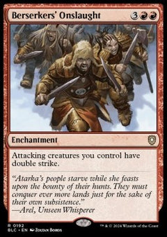 Berserkers' Onslaught⁣ - Commander: Bloomburrow⁣ (Rare)⁣ [192]