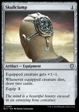 Skullclamp⁣ - Commander: Bloomburrow⁣ (Uncommon)⁣ [283]