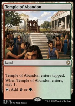 Temple of Abandon⁣ - Commander: Bloomburrow⁣ (Rare)⁣ [338]