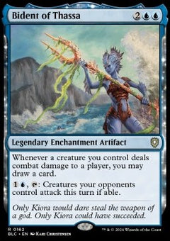 Bident of Thassa⁣ - Commander: Bloomburrow⁣ (Rare)⁣ [162]