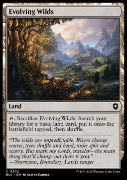 Evolving Wilds⁣ - Commander: Bloomburrow⁣ (Common)⁣ [302]