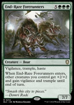 End-Raze Forerunners⁣ - Commander: Bloomburrow⁣ (Rare)⁣ [214]