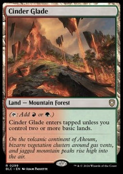 Cinder Glade⁣ - Commander: Bloomburrow⁣ (Rare)⁣ [299]