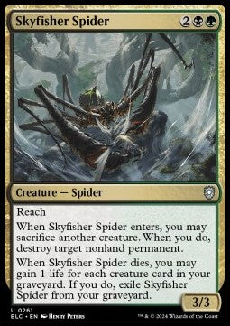 Skyfisher Spider⁣ - Commander: Bloomburrow⁣ (Uncommon)⁣ [261]