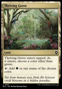 Thriving Grove⁣ - Commander: Bloomburrow⁣ (Common)⁣ [347]