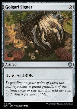 Golgari Signet⁣ - Commander: Bloomburrow⁣ (Uncommon)⁣ [272]