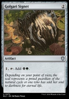 Golgari Signet⁣ - Commander: Bloomburrow⁣ (Uncommon)⁣ [272]