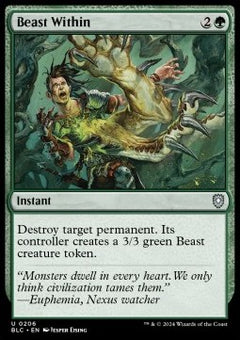 Beast Within⁣ - Commander: Bloomburrow⁣ (Uncommon)⁣ [206]