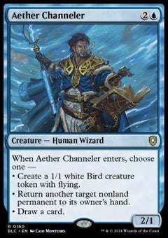 Aether Channeler⁣ - Commander: Bloomburrow⁣ (Rare)⁣ [160]