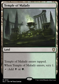 Temple of Malady⁣ - Commander: Bloomburrow⁣ (Rare)⁣ [341]