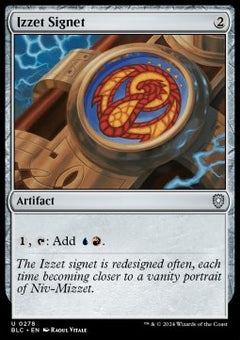 Izzet Signet⁣ - Commander: Bloomburrow⁣ (Uncommon)⁣ [278]