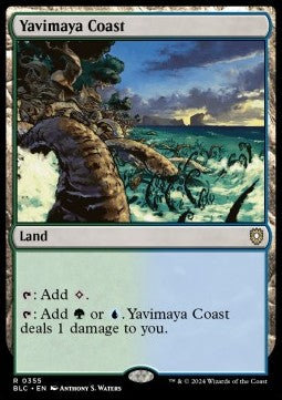 Yavimaya Coast⁣ - Commander: Bloomburrow⁣ (Rare)⁣ [355]
